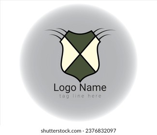 Abstract, unique, modern, Badge, and new design logo vector icon illustration.