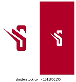 Abstract unique S font logo icon