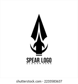 Abstraktes einzigartiges Logo-Design für Speere.