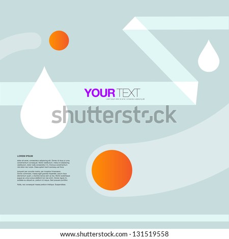 Abstract unique stylish graphic design vector with your text
