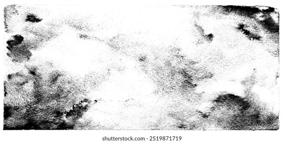 Abstractas fondo de marco texturizado grunge negro de Vector único. Textura oscura monocromática de la tinta de los bordes para la superficie, Anuncio, cubierta, diseño de la frontera del papel del vintage, concepto de la sombra