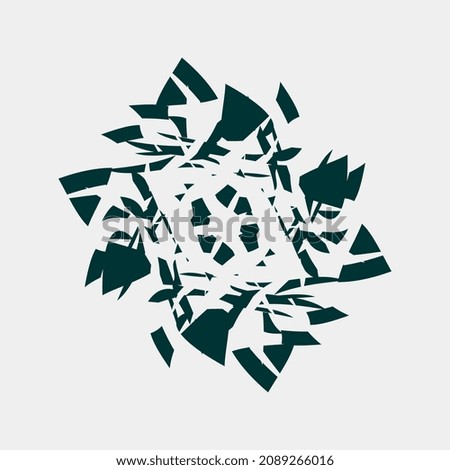 abstract and unique vector image illustration for decoration