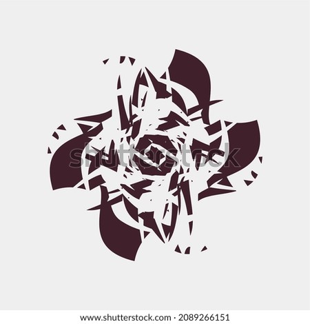 abstract and unique vector image illustration for decoration