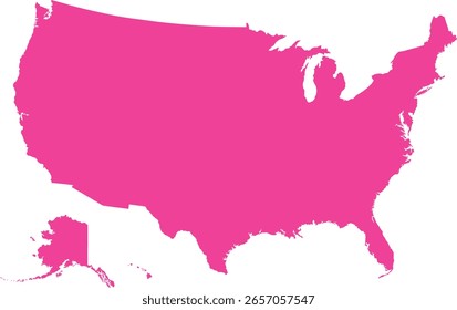 Abstractas Estados Unidos fill map 