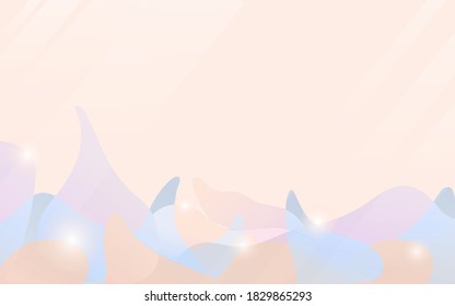Abstract universal color template. Gentle colors. Used for banner, cover, invitation, poster, brochure, postcard.
Vector illustration.