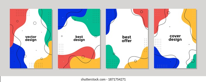 Abstract Universal Cover Designs For Annual Report, Brochures, Flyers, Presentations, Leaflet, Magazine.