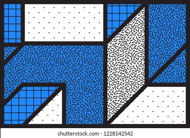 Abstract universal geometric vector background with minimal line shapes. Simple  textures backdrop