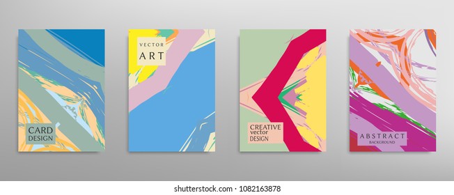 Abstract universal grunge art texture, web header template. Collage page, design for card, invitation, brochure brush strokes style, banner idea, book cover, booklet print, flyer sheet a4