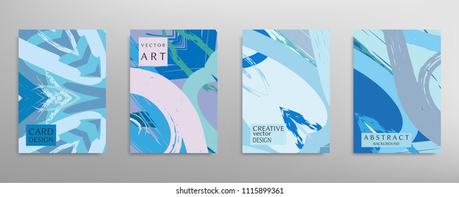 Abstract universal grunge art texture, web header template. Collage page, design for card, invitation, brochure brush strokes style, banner idea, book cover, booklet print, flyer sheet a4
