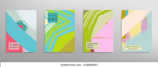 Abstract universal grunge art texture, web header template. Collage page, design for card, invitation, brochure brush strokes style, banner idea, book cover, booklet print, flyer sheet a4