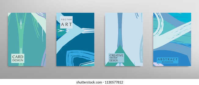 Abstract universal grunge art texture, web header template. Collage page, design for card, invitation, brochure brush strokes style, banner idea, book cover, booklet print, flyer sheet a4