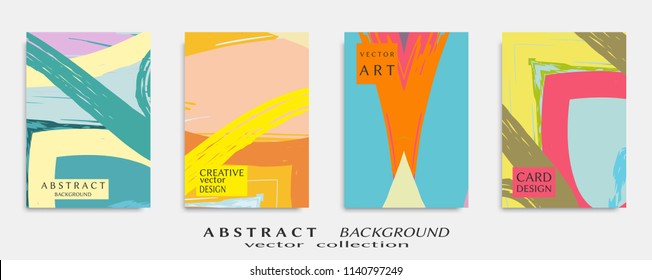 Abstract universal grunge art texture, web header template. Collage page, design for card, invitation, brochure brush strokes style, banner idea, book cover, booklet print, flyer sheet a4