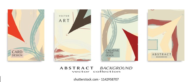 Abstract universal grunge art texture, web header template. Collage page, design for card, invitation, brochure brush strokes style, banner idea, book cover, booklet print, flyer sheet a4