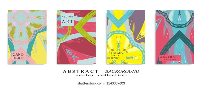 Abstract universal grunge art texture, web header template. Collage page, design for card, invitation, brochure brush strokes style, banner idea, book cover, booklet print, flyer sheet a4