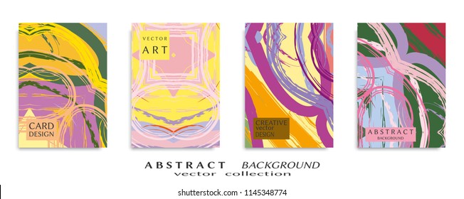 Abstract universal grunge art texture, web header template. Collage page, design for card, invitation, brochure brush strokes style, banner idea, book cover, booklet print, flyer sheet a4