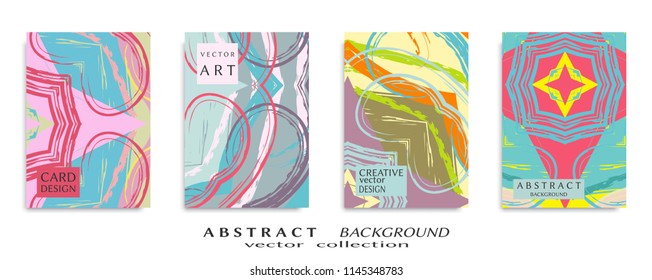Abstract universal grunge art texture, web header template. Collage page, design for card, invitation, brochure brush strokes style, banner idea, book cover, booklet print, flyer sheet a4