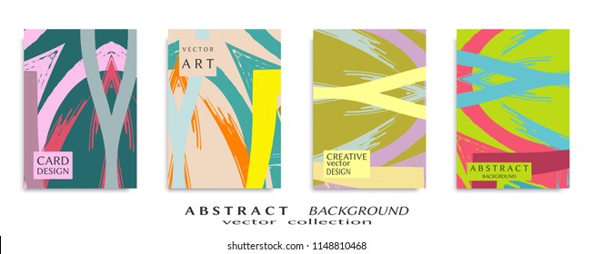 Abstract universal grunge art texture, web header template. Collage page, design for card, invitation, brochure brush strokes style, banner idea, book cover, booklet print, flyer sheet a4