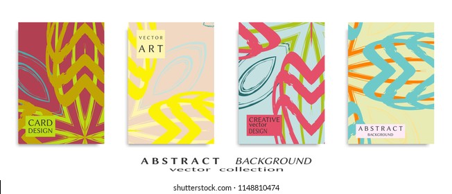 Abstract universal grunge art texture, web header template. Collage page, design for card, invitation, brochure brush strokes style, banner idea, book cover, booklet print, flyer sheet a4