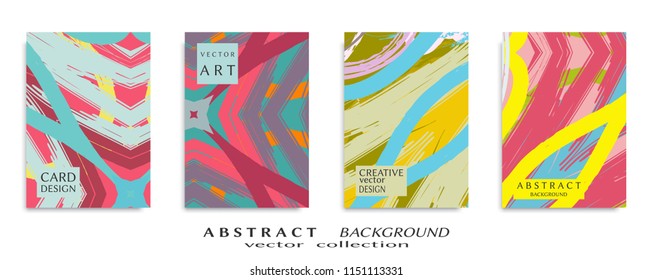 Abstract universal grunge art texture, web header template. Collage page, design for card, invitation, brochure brush strokes style, banner idea, book cover, booklet print, flyer sheet a4