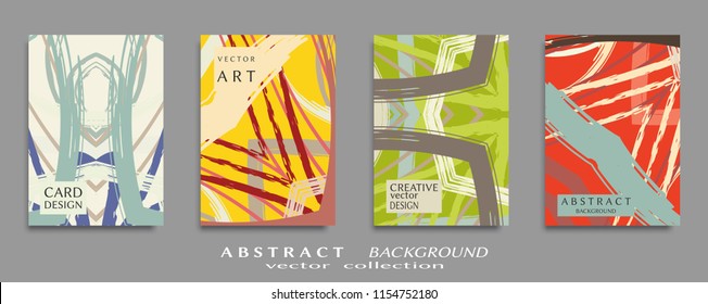 Abstract universal grunge art texture, web header template. Collage page, design for card, invitation, brochure brush strokes style, banner idea, book cover, booklet print, flyer sheet a4