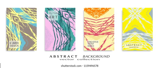 Abstract universal grunge art texture, web header template. Collage page, design for card, invitation, brochure brush strokes style, banner idea, book cover, booklet print, flyer sheet a4