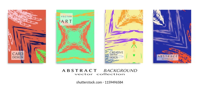 Abstract universal grunge art texture, web header template. Collage page, design for card, invitation, brochure brush strokes style, banner idea, book cover, booklet print, flyer sheet a4