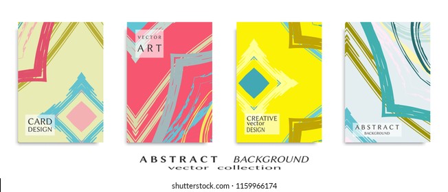 Abstract universal grunge art texture, web header template. Collage page, design for card, invitation, brochure brush strokes style, banner idea, book cover, booklet print, flyer sheet a4