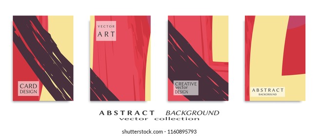Abstract universal grunge art texture, web header template. Collage page, design for card, invitation, brochure brush strokes style, banner idea, book cover, booklet print, flyer sheet a4