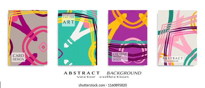 Abstract universal grunge art texture, web header template. Collage page, design for card, invitation, brochure brush strokes style, banner idea, book cover, booklet print, flyer sheet a4