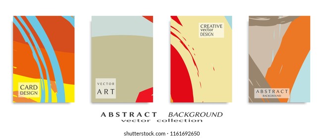 Abstract universal grunge art texture, web header template. Collage page, design for card, invitation, brochure brush strokes style, banner idea, book cover, booklet print, flyer sheet a4