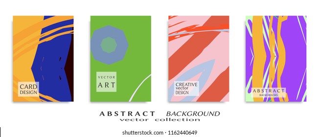 Abstract universal grunge art texture, web header template. Collage page, design for card, invitation, brochure brush strokes style, banner idea, book cover, booklet print, flyer sheet a4