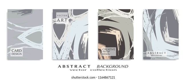 Abstract universal grunge art texture, web header template. Collage page, design for card, invitation, brochure brush strokes style, banner idea, book cover, booklet print, flyer sheet a4