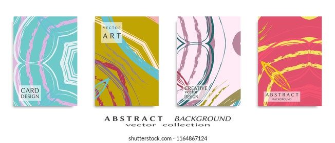 Abstract universal grunge art texture, web header template. Collage page, design for card, invitation, brochure brush strokes style, banner idea, book cover, booklet print, flyer sheet a4