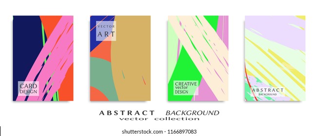 Abstract universal grunge art texture, web header template. Collage page, design for card, invitation, brochure brush strokes style, banner idea, book cover, booklet print, flyer sheet a4