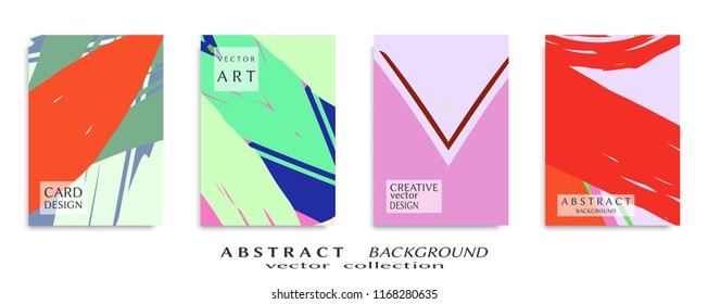 Abstract universal grunge art texture, web header template. Collage page, design for card, invitation, brochure brush strokes style, banner idea, book cover, booklet print, flyer sheet a4