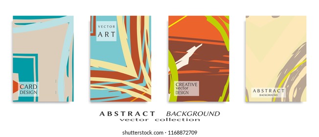 Abstract universal grunge art texture, web header template. Collage page, design for card, invitation, brochure brush strokes style, banner idea, book cover, booklet print, flyer sheet a4