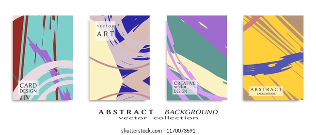 Abstract universal grunge art texture, web header template. Collage page, design for card, invitation, brochure brush strokes style, banner idea, book cover, booklet print, flyer sheet a4
