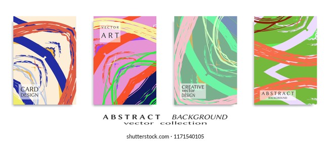 Abstract universal grunge art texture, web header template. Collage page, design for card, invitation, brochure brush strokes style, banner idea, book cover, booklet print, flyer sheet a4