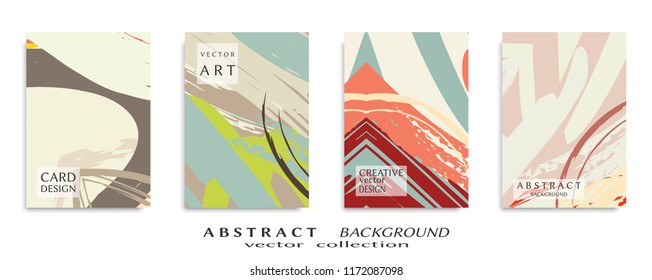 Abstract universal grunge art texture, web header template. Collage page, design for card, invitation, brochure brush strokes style, banner idea, book cover, booklet print, flyer sheet a4