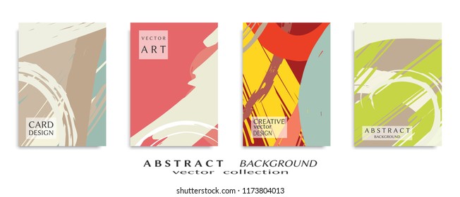 Abstract universal grunge art texture, web header template. Collage page, design for card, invitation, brochure brush strokes style, banner idea, book cover, booklet print, flyer sheet a4