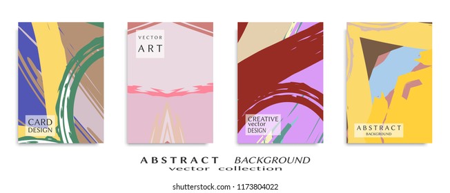 Abstract universal grunge art texture, web header template. Collage page, design for card, invitation, brochure brush strokes style, banner idea, book cover, booklet print, flyer sheet a4