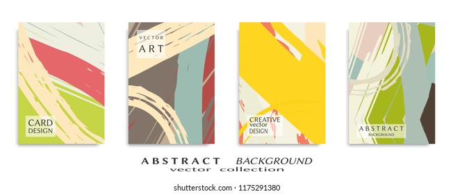 Abstract universal grunge art texture, web header template. Collage page, design for card, invitation, brochure brush strokes style, banner idea, book cover, booklet print, flyer sheet a4