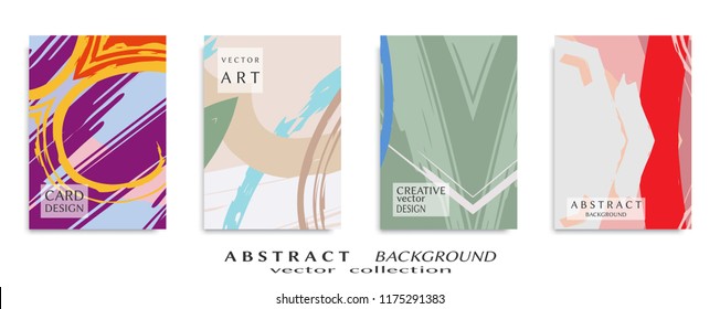 Abstract universal grunge art texture, web header template. Collage page, design for card, invitation, brochure brush strokes style, banner idea, book cover, booklet print, flyer sheet a4