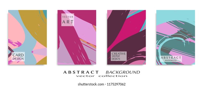 Abstract universal grunge art texture, web header template. Collage page, design for card, invitation, brochure brush strokes style, banner idea, book cover, booklet print, flyer sheet a4
