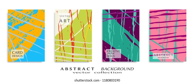 Abstract universal grunge art texture, web header template. Collage page, design for card, invitation, brochure brush strokes style, banner idea, book cover, booklet print, flyer sheet a4