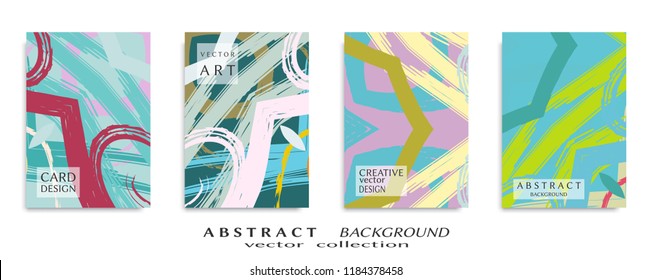 Abstract universal grunge art texture, web header template. Collage page, design for card, invitation, brochure brush strokes style, banner idea, book cover, booklet print, flyer sheet a4