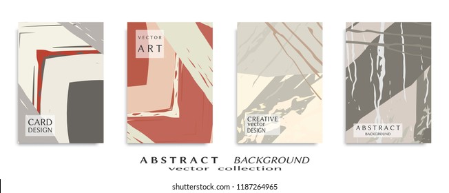 Abstract universal grunge art texture, web header template. Collage page, design for card, invitation, brochure brush strokes style, banner idea, book cover, booklet print, flyer sheet a4