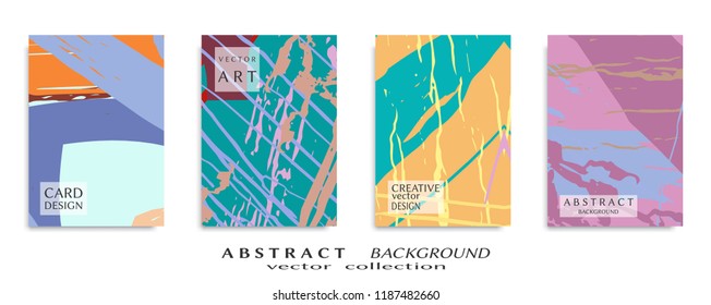 Abstract universal grunge art texture, web header template. Collage page, design for card, invitation, brochure brush strokes style, banner idea, book cover, booklet print, flyer sheet a4