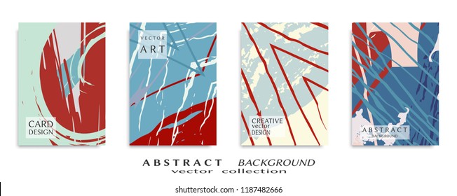 Abstract universal grunge art texture, web header template. Collage page, design for card, invitation, brochure brush strokes style, banner idea, book cover, booklet print, flyer sheet a4