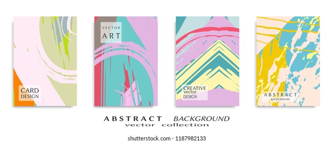 Abstract universal grunge art texture, web header template. Collage page, design for card, invitation, brochure brush strokes style, banner idea, book cover, booklet print, flyer sheet a4